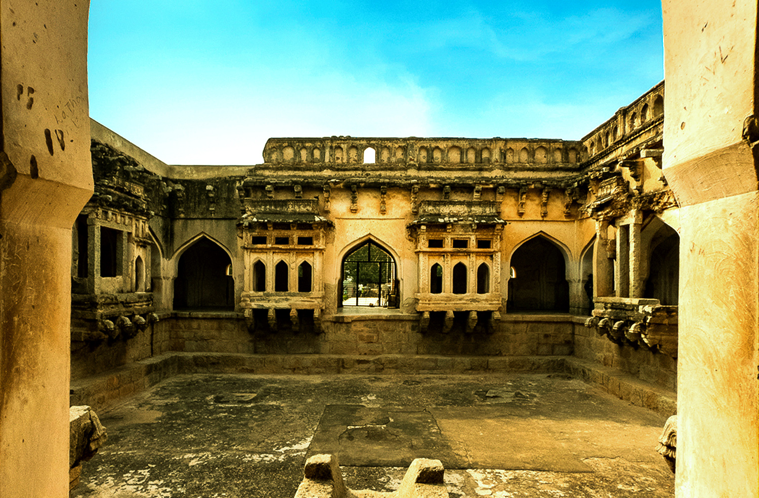 Queen`s Bath, Hampi UNESCO site